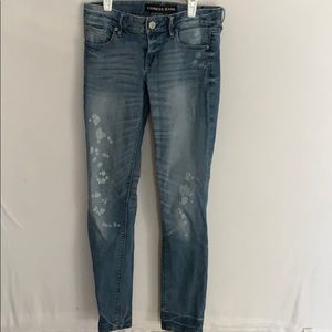 EXPRESS BLEACHED JEANS